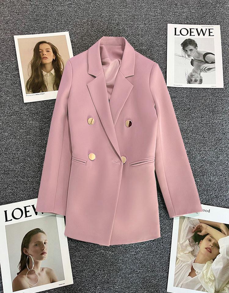 Product Introduction of Áo khoác blazer áo khoác vest nữ 2 lớp có đệm cầu vai rất đẹp khuy nút cao cấp Voi Women Top 25