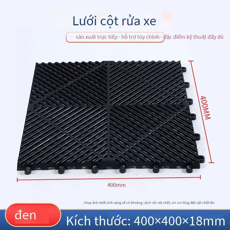1,8 Cm Rửa Xe Phòng Sàn Lưới Tản Nhiệt Rửa Xe Miễn Phí Đào Rãnh Sàn Cống Nhựa Nối Vách Ngăn 4S Cửa Hàng Lưới Tản Nhiệt Miếng Đệm 8