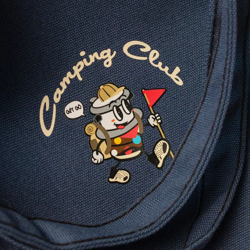 Túi Tote Vải Canvas Cao Cấp In CAMPING COFFEE - Có khóa kéo, Ngăn phụ bên trong Soul of a Nation 1