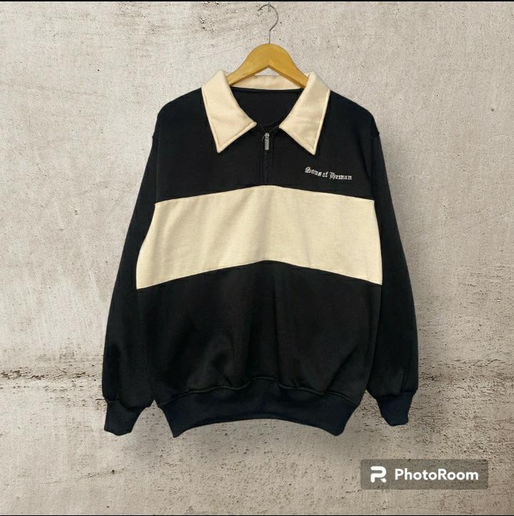 CREWNECK BERKERAH PRIA WANITA (UNISEX) MASA KINI 1