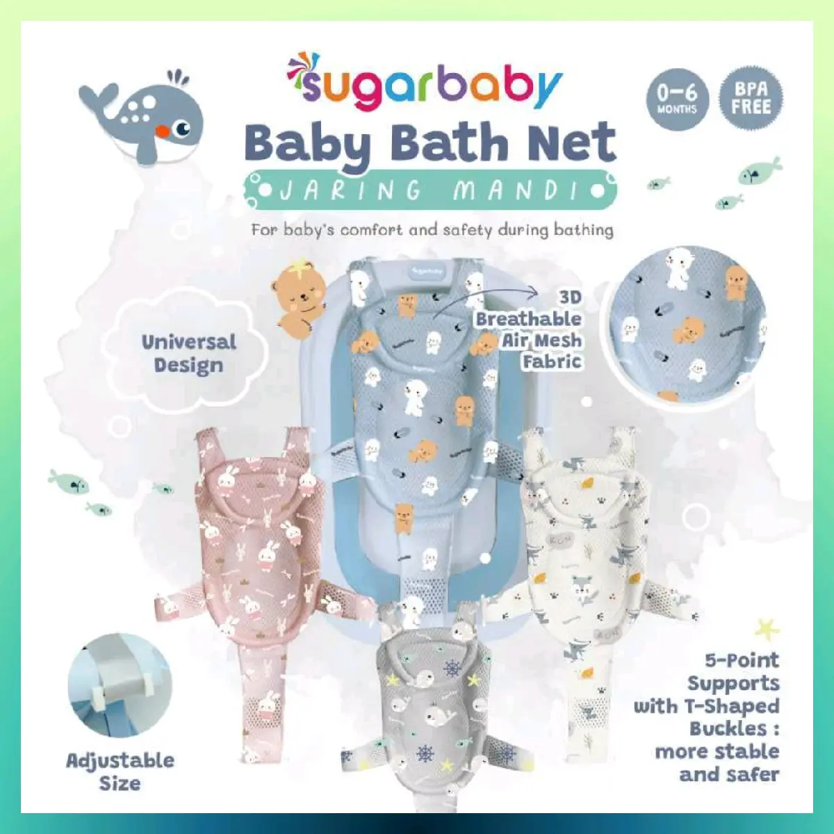 Sugarbaby Ultrasoft Baby Bath Pillow / Bantal Mandi Bayi Bantal Alas Mandi Pillow