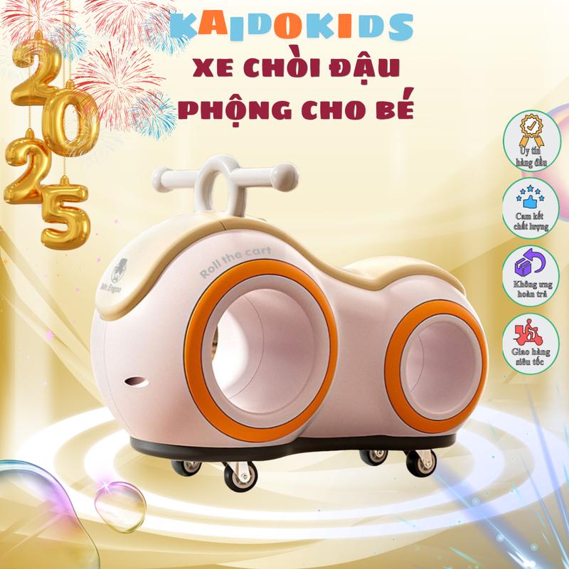 Xe chòi chân đậu phộng cao cấp, Phiên bản xe đua vũ trụ, Có đèn có nhạc siêu xinh, Xe tập đi cho bé 1-3 tuổi Đồ Chơi Voi