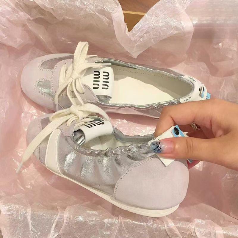 Product Introduction of 2025 Summer New French Ballet Training Shoes for Women 3
