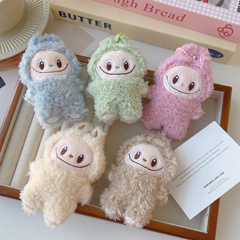 Product Introduction of COD plush Cute Labubu Doll Keychain Cartoon Curly Hair Plush Labubu Pendant Key Chains Accessories for Car Backpack Decoration Couple Key Chain kawaii anime pendant keyring cute children Girls birthday gift backpack hang Meimeistore18 13