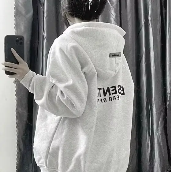 Áo Khoác Hoodie Essen Unisex Nam Nữ Form Rộng Mũ To Top