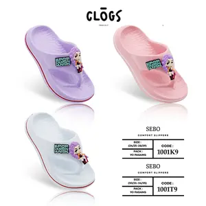 SC - Sandal Jepit Anak Perempuan Laki-laki Eva Hias KPOP Demon Hunter Super Keren Kekinian Lucu Imut Trend Terbaru Fashion