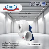 Gambar CKE Centrifugal Fan Blower Keong 8 Inch 220V Polypropylene Tahan Bahan Kimia Exhaust Fan Hisap Udara untuk Pabrik Laboratorium IPAL Ducting dari CKE Fan Official Kab. Tangerang 4 Tokopedia
