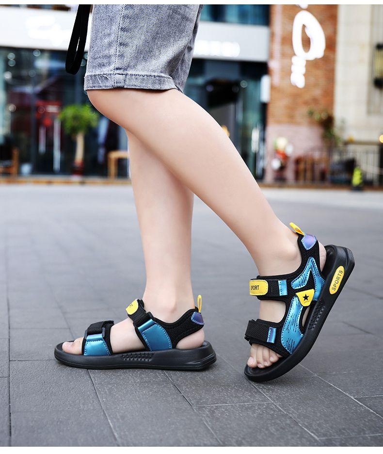 Product Introduction of ABC PEAC Boys' Sandals 2025 Summer New Soft Sole Non-Slip Boys' Sports Beach Shoes For Big Kids 17