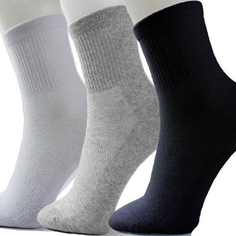 Tất Mùa Hè Lưới Cotton Mềm Cho Nam, 1 Đôi, Pha Trộn, Thể Thao, Thể Thao, Phòng Tập Thể Dục, Thường Ngày 2