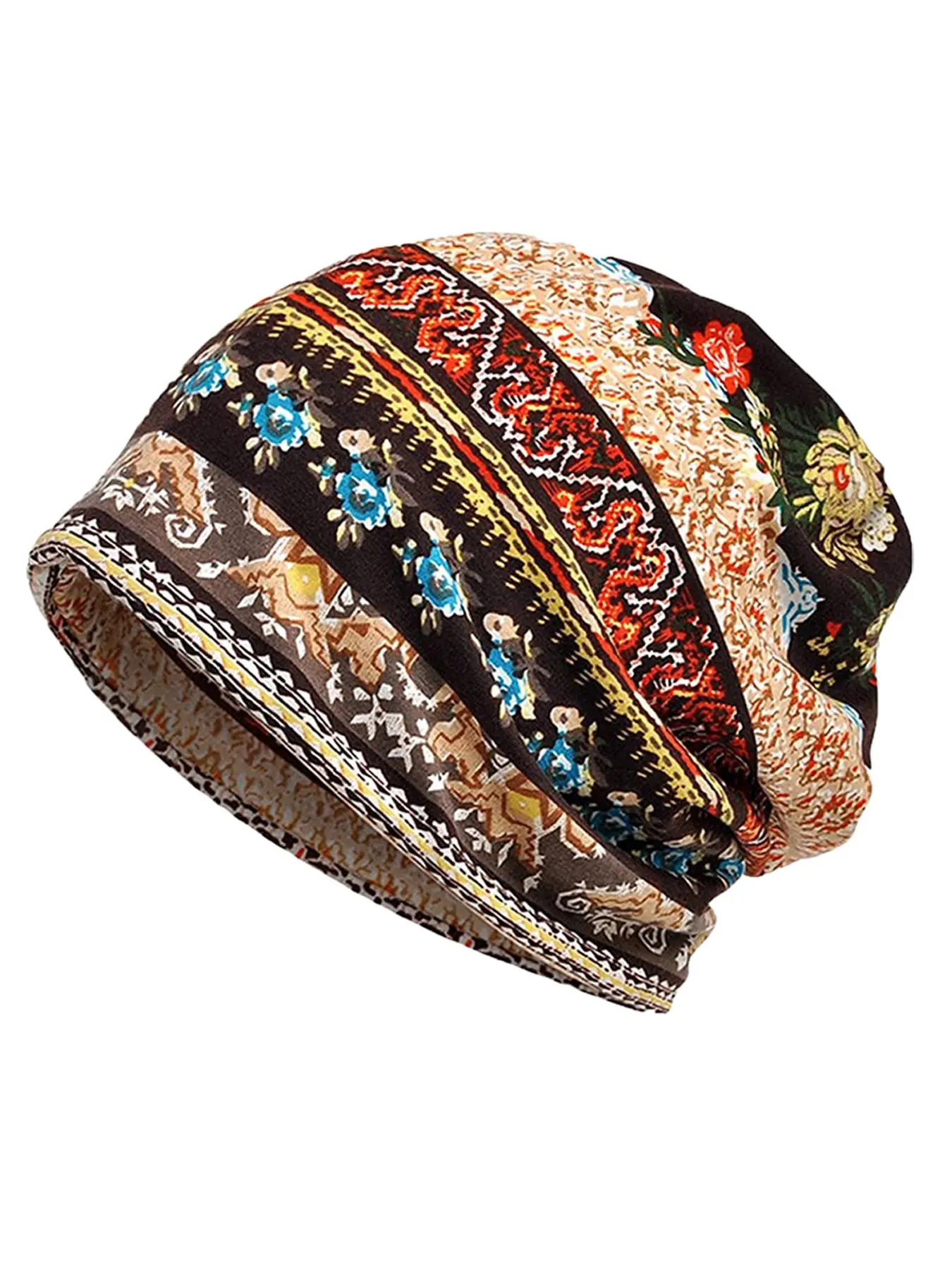 Casual Floral Print Beanie for Women & Men, Warm and Stylish Beanie for Men, Suitable for Street, Outdoor Sports, Skiing, Perfect for Student for Daily Use