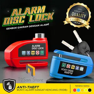 Gembok Motor Alarm Anti Maling Premium