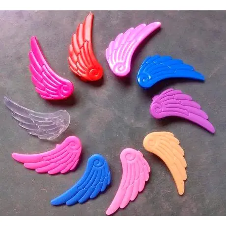 (5 màu) Cánh thiên thần lắp giày trượt patin, phụ kiện patin đôi cánh tiên