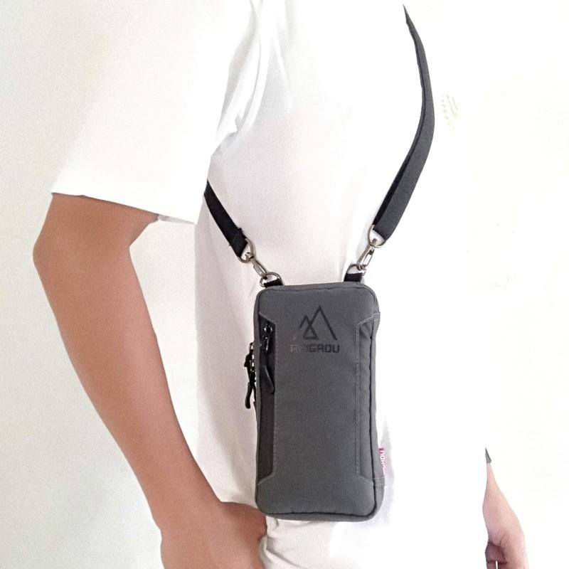Product Introduction of Cluth bag megan Abigadu tas hp anti air slingphone waterproof hitam sling pouch pria wanita tas selempang multi pungsi  kedap air pouch handphone phone bag Slingbag 28