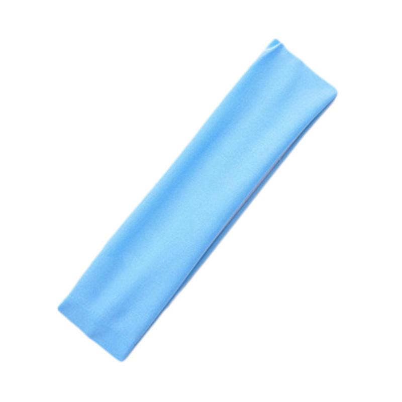 Dây Buộc Tóc Tập Thể Dục, Màu Trơn Bán Chạy, Đàn Hồi, Không Trơn Trượt, Băng Đô Thể Thao, Thích Hợp Cho Yoga, Thể Dục, Thấm Hút Mồ Hôi, Khăn Trùm Đầu Chạy Bộ Sport 8