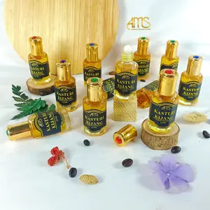 PARFUM SHOLAT KASTURI ISI 12 ML ORIGINAL KASTURI KIJANG MINYAK WANGI (BY.AMS)