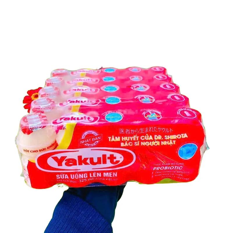 Sữa Chua Uống Lên Men Yakult - Tăng Cường Hệ Miễn Dịch & Phòng Ngừa Tiêu Chảy - Vị Chua