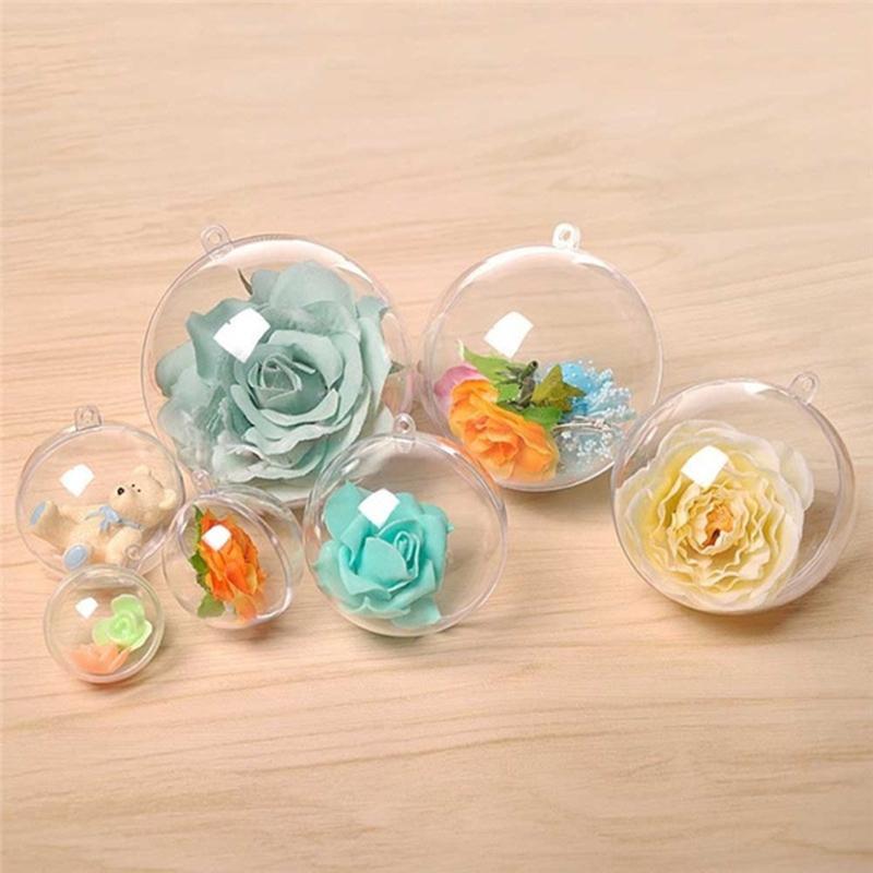 Product Introduction of Đồ Trang Trí Giáng Sinh, Quả Cầu Nhựa Hở Trong Suốt, Đồ Trang Trí Quà Tặng, Kèm Hộp Quà 23