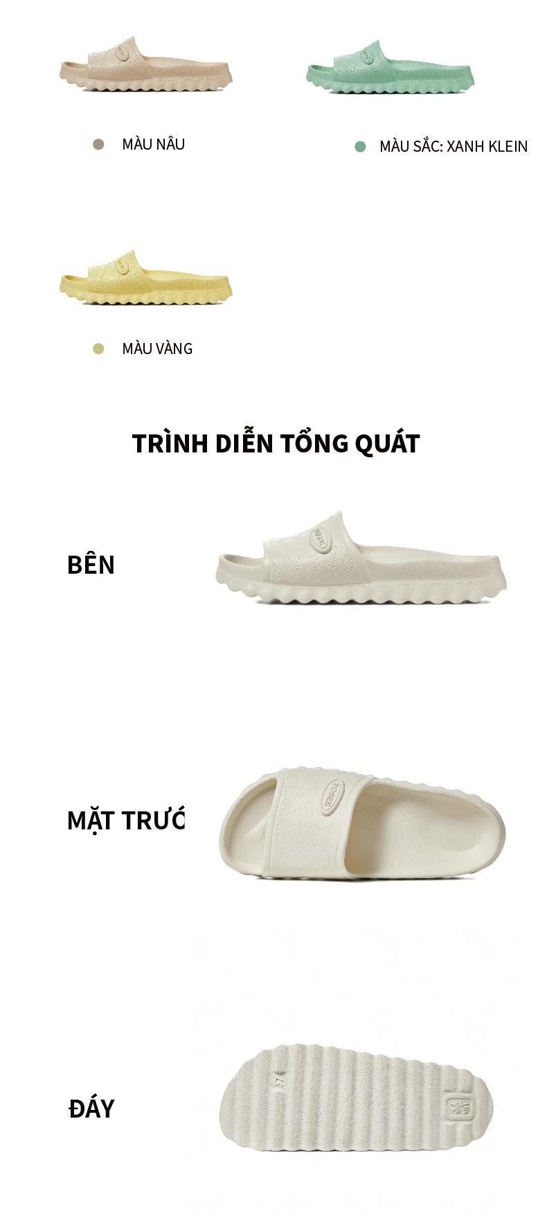 Product Introduction of 【Livestream】POSE Tidal Slipper DéP Có Quai Thủy triều Dép xăng-đan Mềm mại  Women Dép Lê Thoải mái Đế mềm Bãi biển Bờ biển Nữ Giải trí Thanh lịch Khí chất 2024 Hàng mới P1249702 8