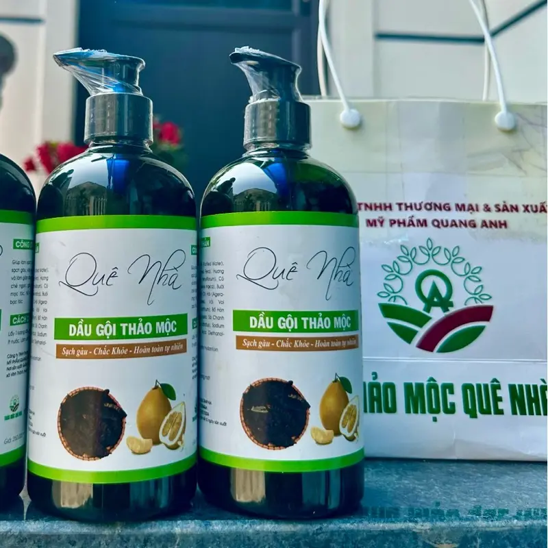 2 DẦU GỘI CÔ ĐẶC THẢO MỘC QUÊ NHÀ GIÁ SỈ Dưỡng Tóc