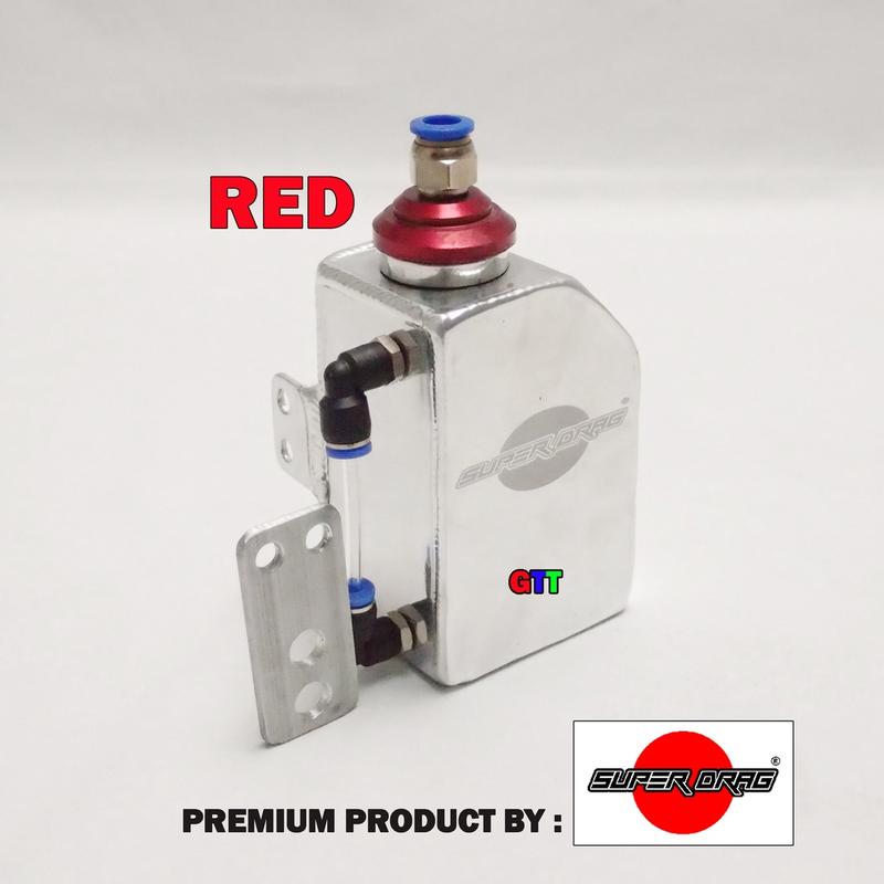 BOTOL TABUNG AIR RADIATOR ALUMINIUM UNTUK NINJA R/ RR, VIXION, CB 150 R NEW, CBR 150 Motor Engine 5