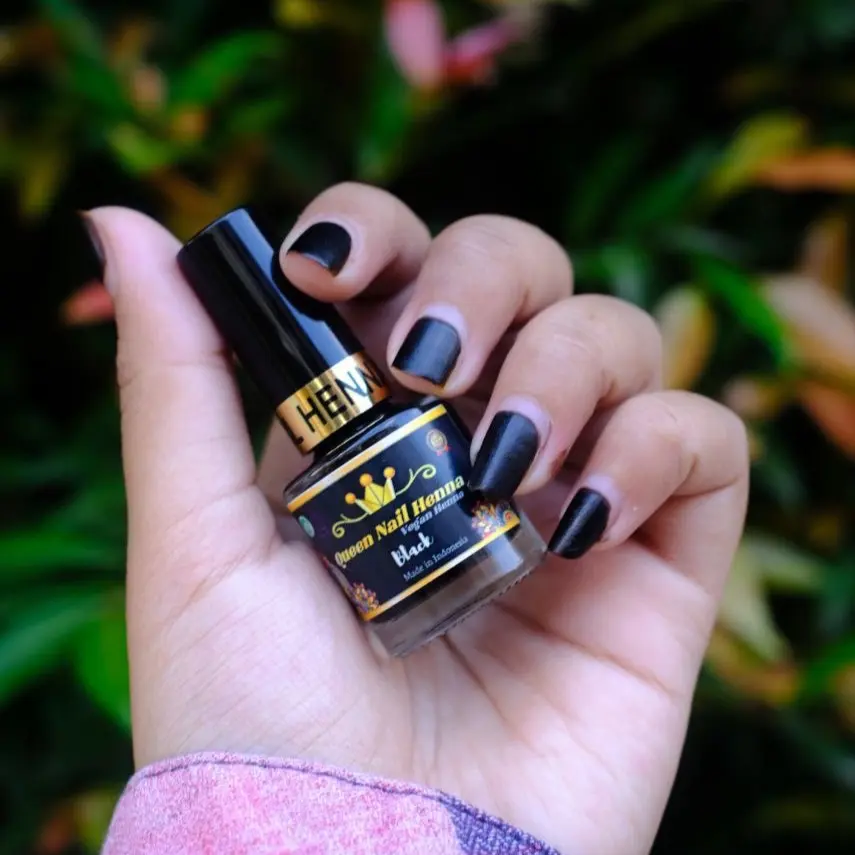 [PROMO BELI 1 GRATIS 1] Black Queen Nail Henna, kutek halal