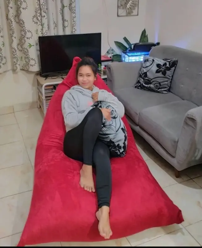 BEANBAG TRIANGLE SIZE XL SIAP PAKAI 2