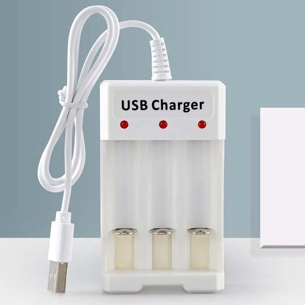 Đầu Ra USB, 4 Khe Cắm, Bộ Sạc Pin, Bảo Vệ Ngắn Mạch, Trạm Sạc Pin Sạc AAA / AA, Sạc Nhanh