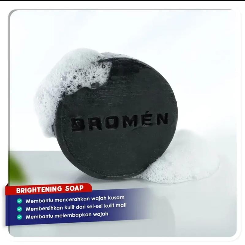 Product Introduction of BROMEN 3 PCS BRIGHTENING SOAP Perawatan Mencerahkan Muka Pria Kusam Berminyak Pencerah Berjerawat 4