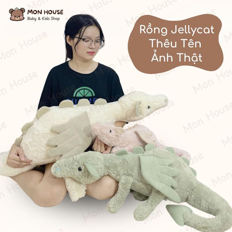 [Thêu tên] Rồng Jellycat Thêu Tên Theo Yêu Cầu, Rồng Thỏ Lông Mềm Cho Bé Người Yêu Bạn Gái Gấu Bông Quà Tặng Hot Trend Đồ Chơi Toys Thú Bông Thú Nhồi Bông