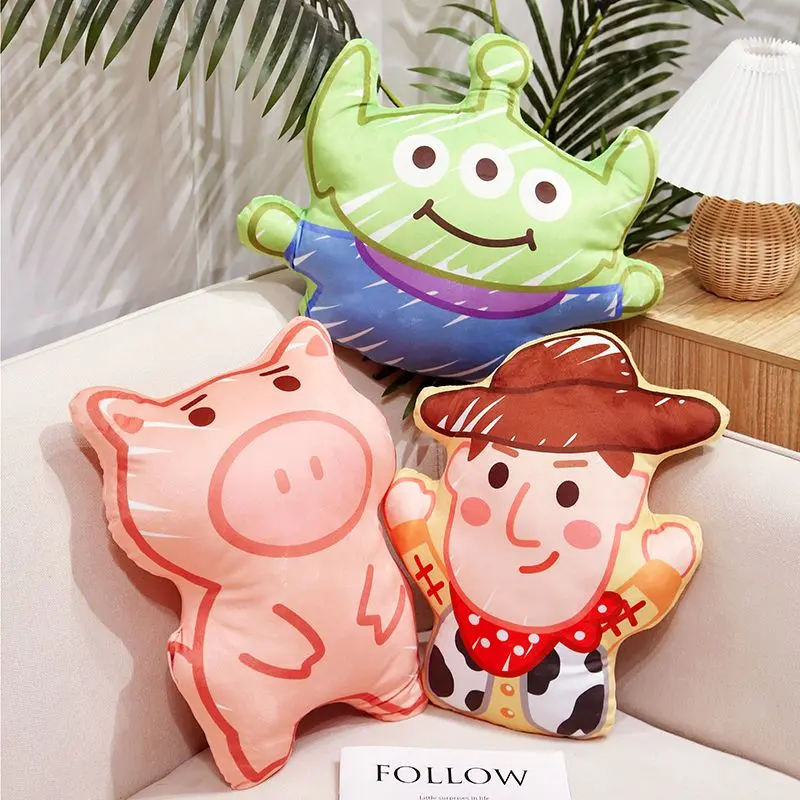 Toy Story Alien Pudding Pillow Strawberry Bear Woody Doll Cute Girl ...