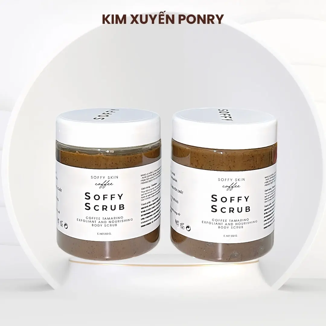 Tẩy Tế Bào Chết Cà Phê Sữa Dừa Soffy (Hủ 250G) Dành Cho Body Dưỡng Da Body Dưỡng Body Women