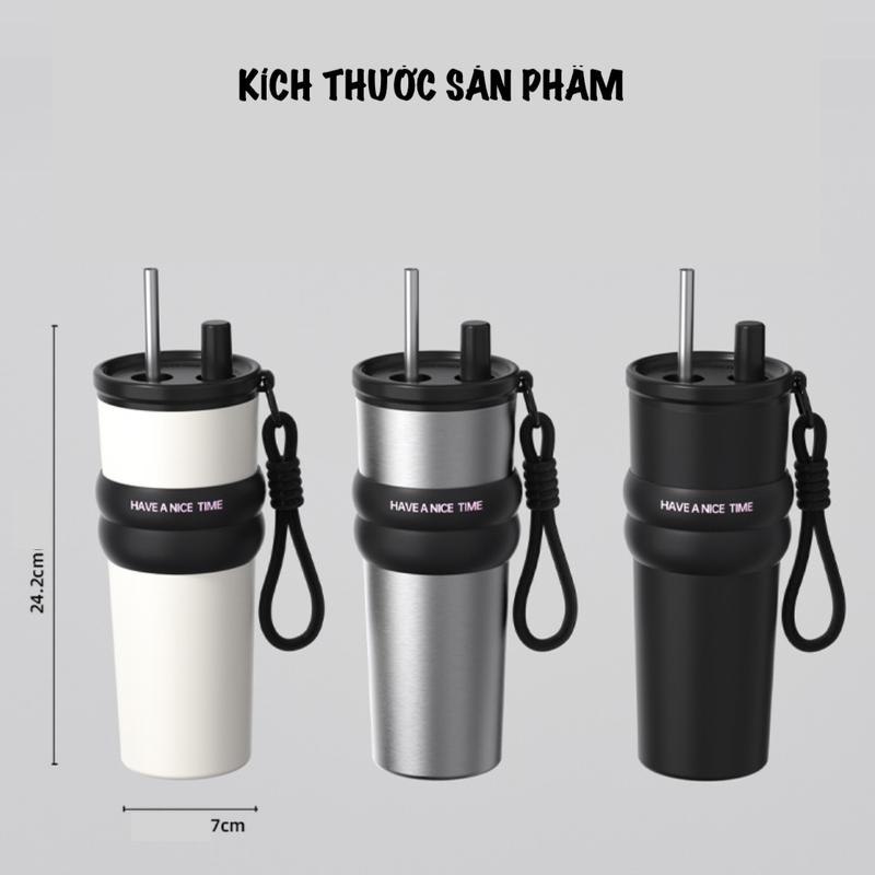 Product Introduction of Ly giữ nhiệt Tracy Home, ly nước, bình giữ nhiệt dung tích 710ml bằng inox 316 an toàn 6