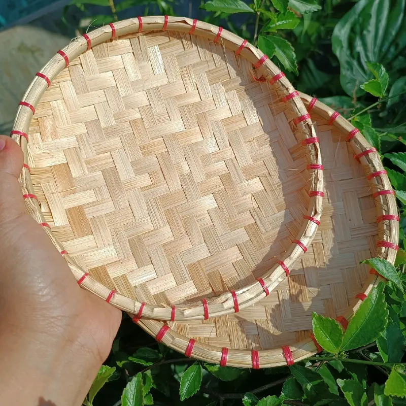tampah bambu mini 20cm nampan bambu nyiru bambu mini 1