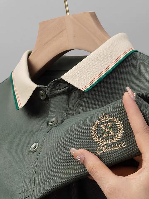 Áo thun nam Omen KV OMP5 thêu chữ H sang trọng cao cấp  lịch lãm