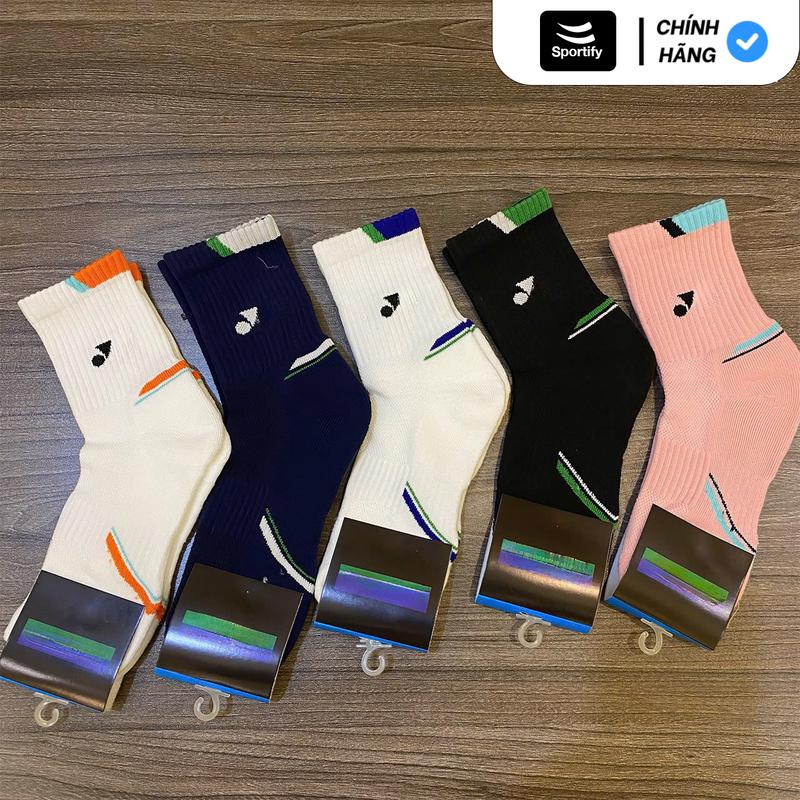 [Sportify] Tất vớ chơi cầu lông SPTY01 Sport Tập Thể Dục Sọc - Chất liệu Cotton, thoáng khí, thấm hút mồ hôi 6