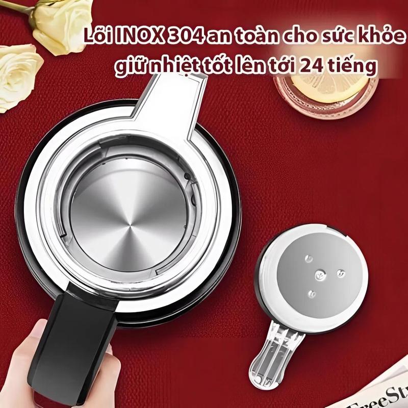 Ấm Siêu Tốc + Giữ Nhiệt 2in1 CUCKOO - Inox 304, Nắp Tháo Rời, Sôi Nhanh - Ấm Siêu Tốc Kiêm Bình Giữ Nhiệt 5