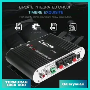 JUAL RUGI!!! Amplifer Lipvyn super Bass Bisa dirumah & Mobil
