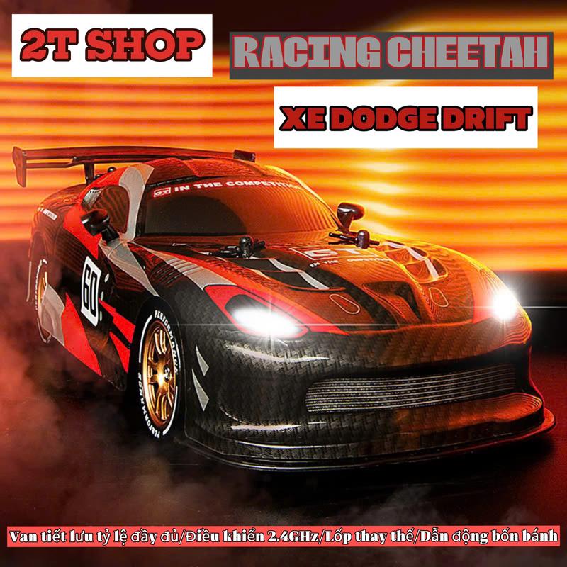 Xe đua điều khiển từ xa RC Drift tốc độ cao DODGE - 2 Cầu - Có Điều Tốc- Đánh lái bằng motor  - Pin Sạc - Tỉ Lệ 1/18 Siêu Đẹp- Bao Bì Đóng Gói Gồm 2 Hộp Bảo Vệ Rất Chắc Chắn