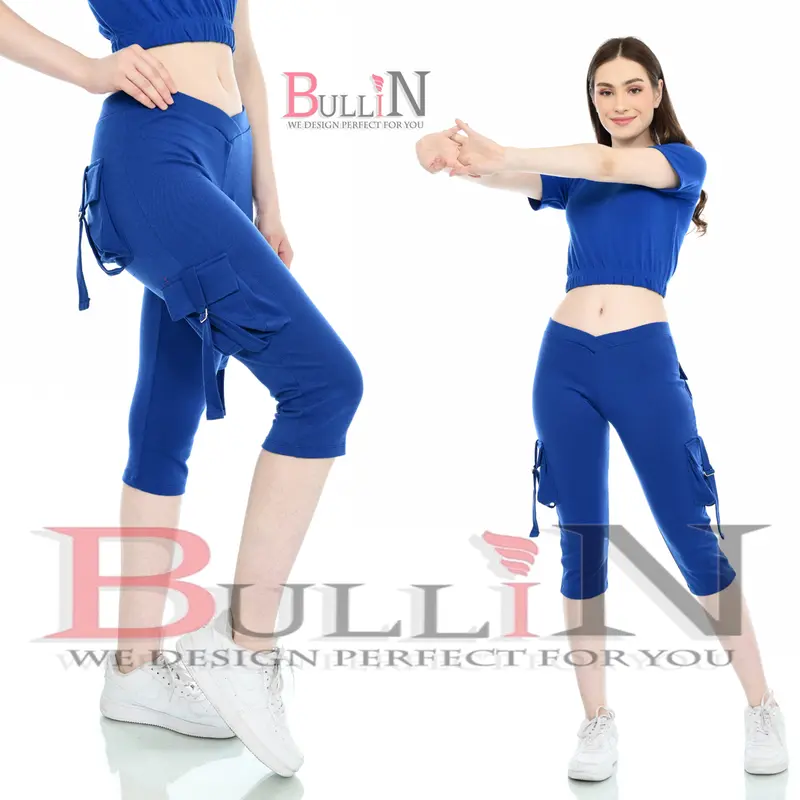 BULLIN Celana Senam Kantong Pendek Standar dan Jumbo / Celana Aerobic Pendek 6