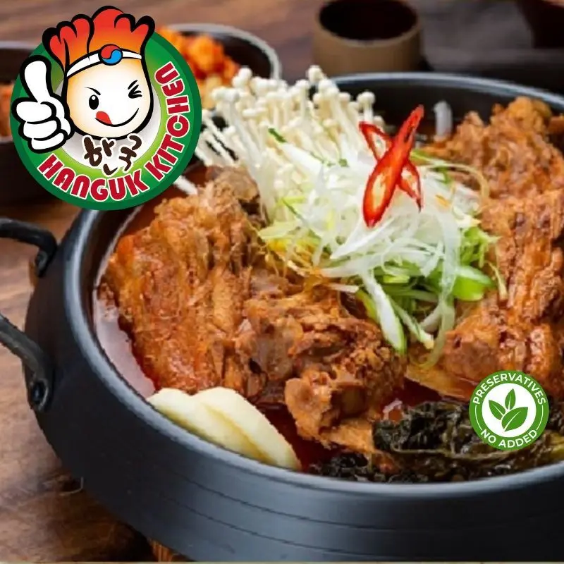 [TF][HEAT & SERVE] Traditional Korean Pork Rib Stew(Gamjatang) 550g- By Hanguk Kitchen Korean Food Mart