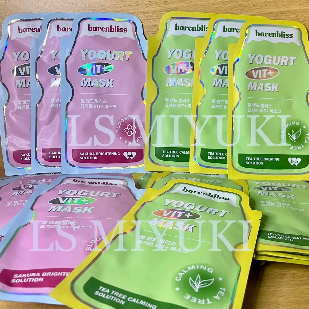 BNB Barenbliss Yogurt Vit+ Mask - Calming Sheet Mask Korea Essence Serum Masker Wajah Skincare 25ml