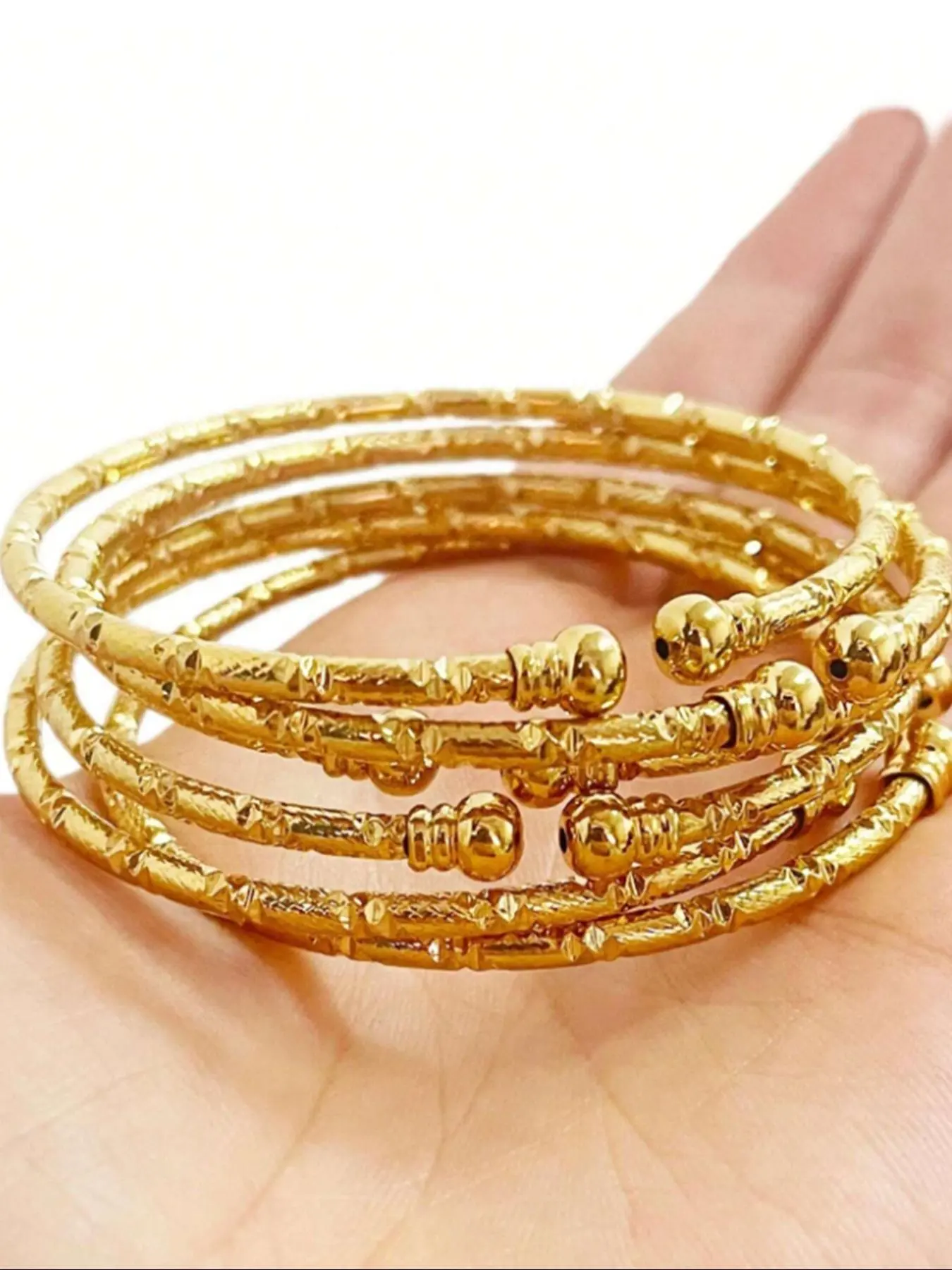 Women's Elegant Minimalist Cuff Bangles, 2025 New Style Trendy Exquisite Bangles, Chic All-match Vintage Jewelry As Gift for Girlfriend
