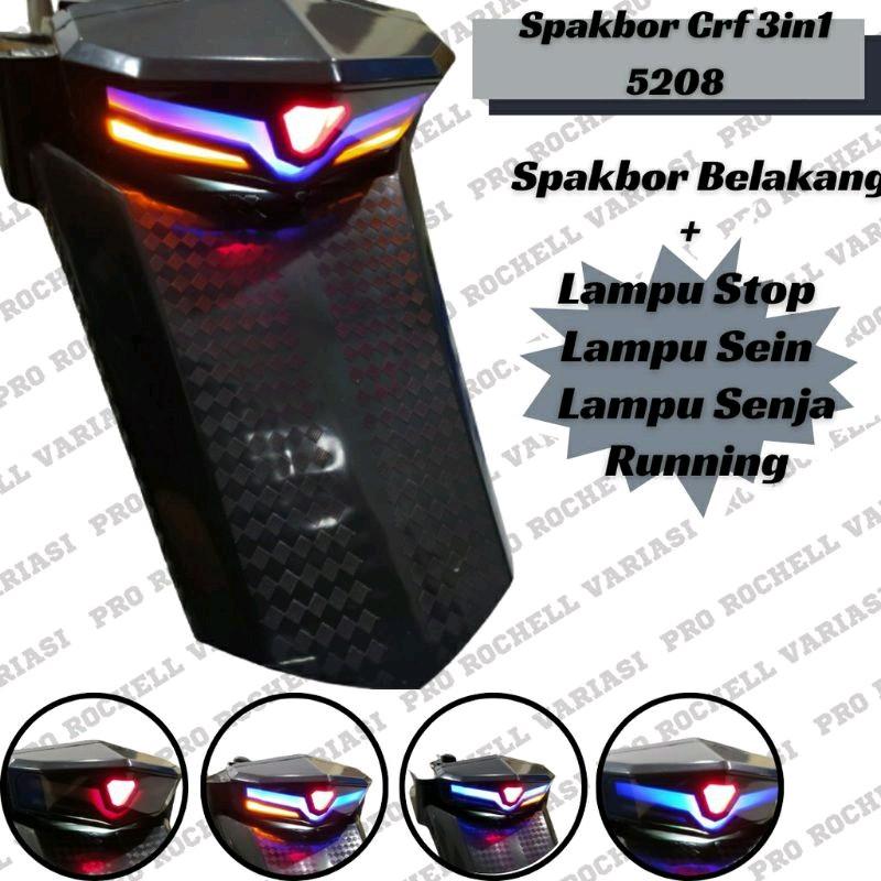SPAKBOR BELAKANG CRF PLUS FLASER SEN /LAMPU STOP BELAKANG CRF 1