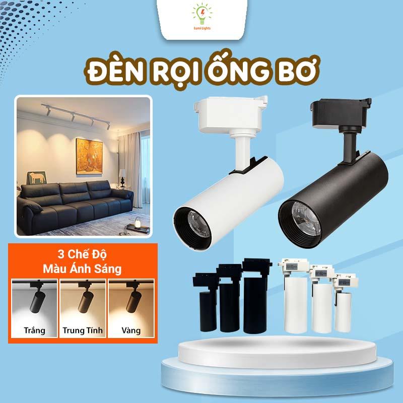 Đèn Rọi Ray 12w - 20w - 30w, Đèn Rọi Ống Bơ 3 Màu Ánh Sáng Trang Trí Cửa Hàng Thời Trang Soi Tranh