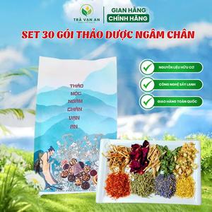 Sét 30 Gói Thảo dược ngâm chân Vạn An gói thảo mộc chống hôi chân nhức mỏi