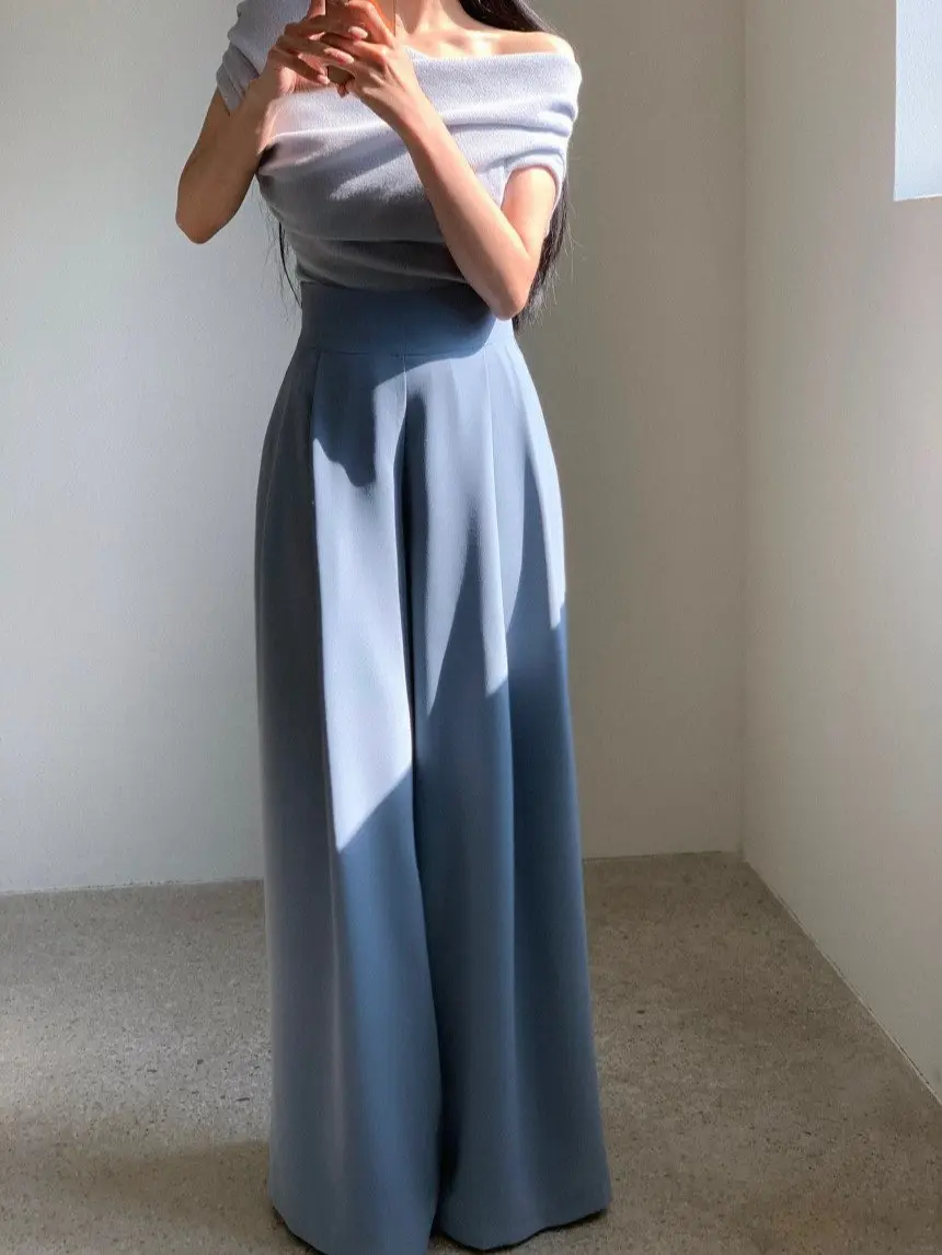 Quầy tây ống rộng chất Ru.by cao cấp dáng dài 105cm