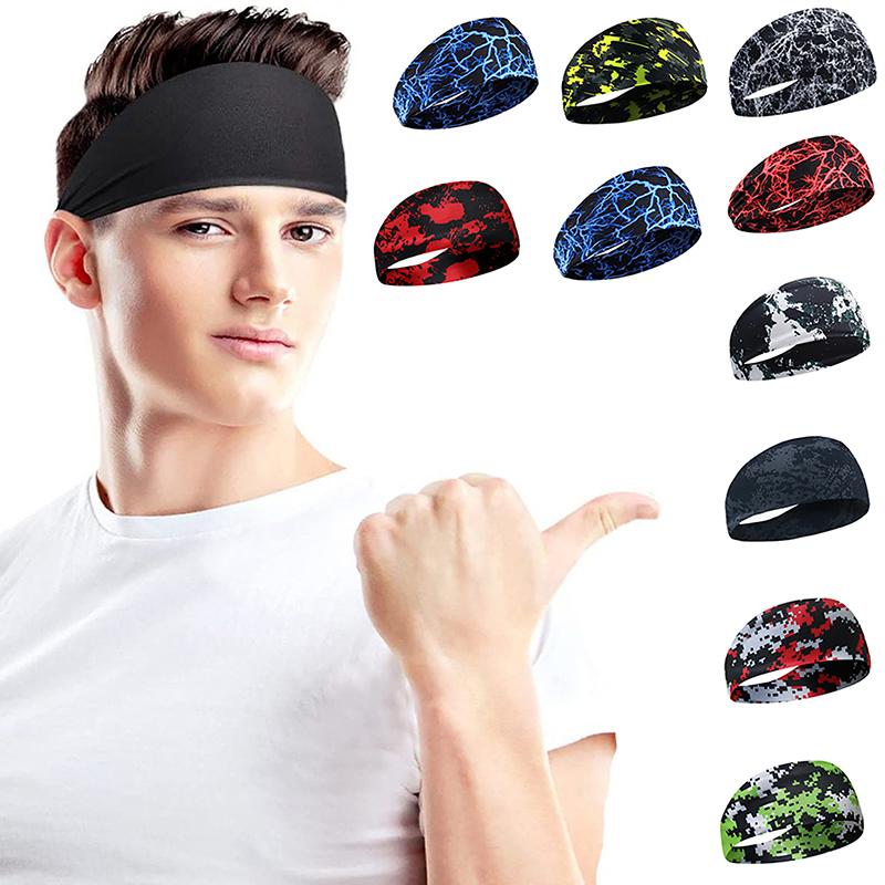 Dẫn mồ hôi thể dục, 1 CÁI, Băng chống mồ hôi, Băng đô chạy bộ, Băng đô thấm hút mồ hôi thể thao, Băng đô tóc 1