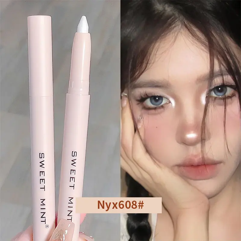 Glitter Eyeshadow Liner Pencil Lying Silkworm Pen Eyes Brightening Eyeliner Long lasting Matte Pink Highlighter