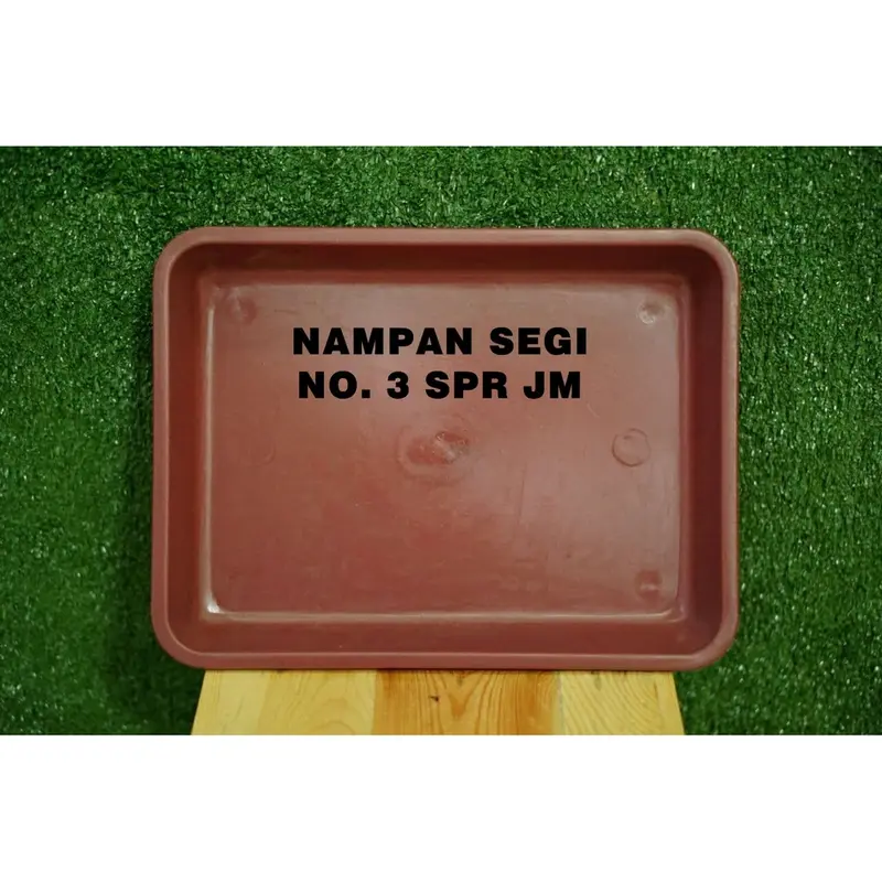Nampan Plastik No. 3 -  Ukuran 29cm x 22cm x 4cm - Bak Semai Bibit Hidroponik 0