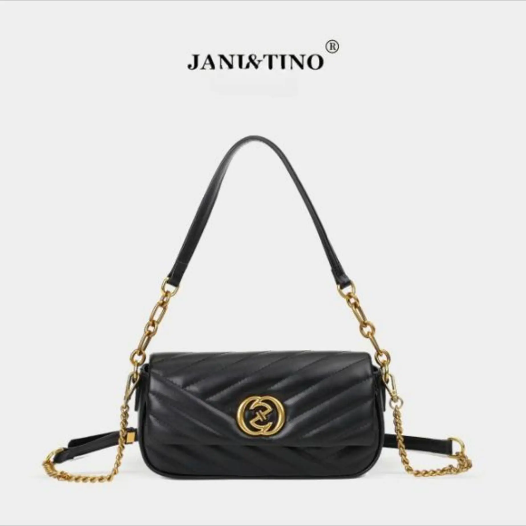 JANITINO 3629 - Túi xách nữ Đi Làm Phong cách sang trọng, thanh lịch, trang nhã. Túi xách nữ Đeo vai, xách Da Bag